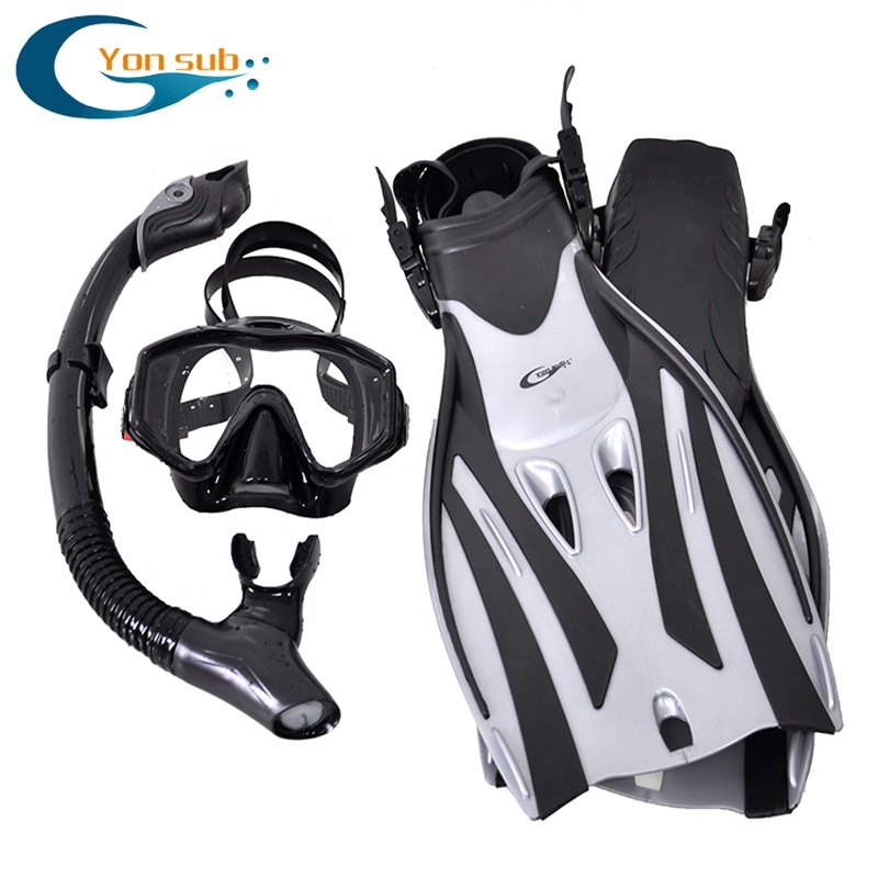 Professional Scuba Diving Set Mask Snorkel And Swimming Fins Equipment