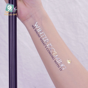 Tatouage temporaire VT387/Temporary Eagle Pineapple Kirin, design métallique, tatouage corporel temporaire - Product Image 4