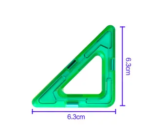 面白いおもちゃプラスチック磁気シート教育用ビルディングブロック良い製品を良い価格で