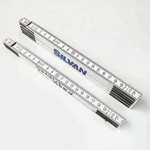 1m 5 Folds Wood Foldable Ruler Yard Stick Folding Rulers