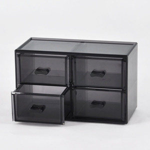 Estuche de almacenamiento de seis cajones de plástico duradero con diseño de perilla de incrustación de diamante para uso en garaje - Product Image 4