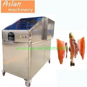 Máquina de filé de peixe/sardinha volta máquina de remoção de espinha/salmão filetagem máquina automática
