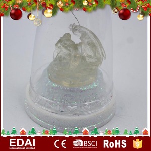 High quality led light Christmas ornament acrylic Angel with optical fiber wing - Product Image 6