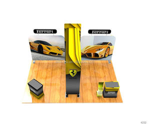 Estantes incluidos Soporte de exhibición de feria comercial para <span class=keywords><strong>Expo</strong></span> Show Equipo comercial de exposición de alta visibilidad - Product Image 2