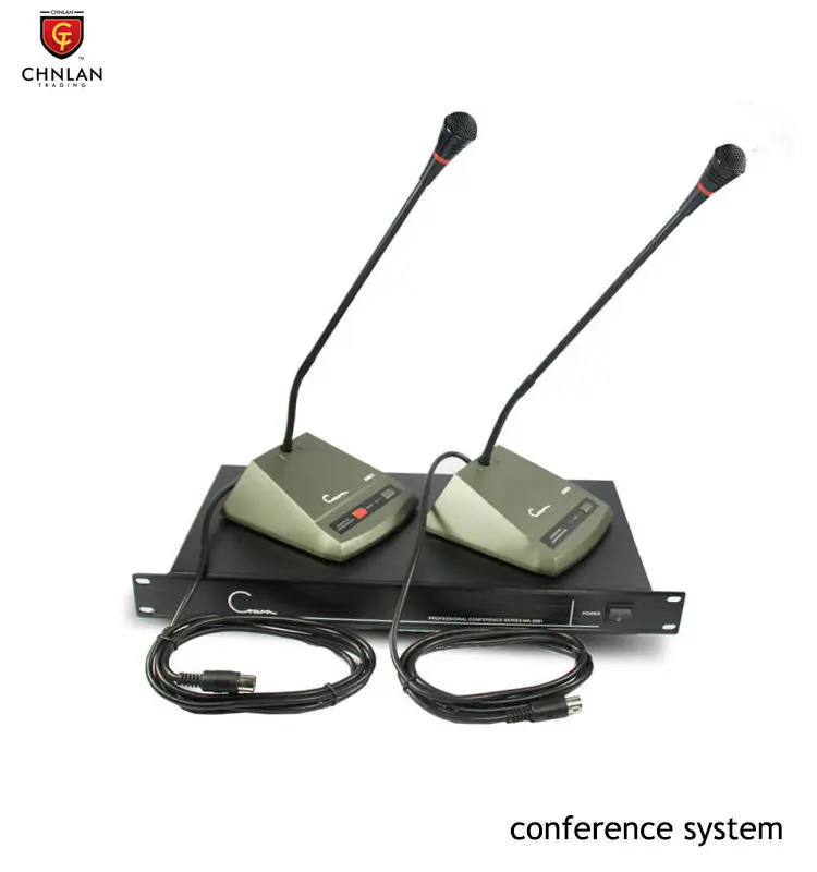 ประธานและdelegateไมโครโฟนสำหรับการประชุมระบบไมโครโฟน