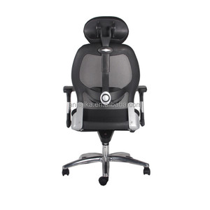 Negro ajustable ordenador malla silla ejecutiva respaldo alto personal silla de oficina ergonómico - Product Image 2