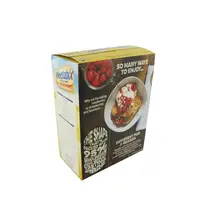 カスタムエコフレンドリー印刷朝食シリアルバーボックス包装