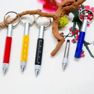 Mini Multifunction Ballpoint Pen, 6 In 1 von Ball Pen, Stylus, Screwdriver, Scale, Keychain