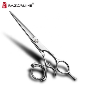 Hot <span class=keywords><strong>New</strong></span> Thời trang Nhật Bản 440C thép xoay ngón tay cái tóc mỏng kéo với sắc nét lưỡi thép không gỉ - Product Image 2