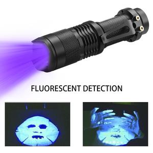<span class=keywords><strong>2</strong></span> trong <span class=keywords><strong>1</strong></span> ánh sáng trắng + UV đèn pin <span class=keywords><strong>Torch</strong></span> ánh sáng cực tím ánh sáng Blacklight UV đèn AA pin cho Marker Checker phát hiện SK68 - Product Image 6