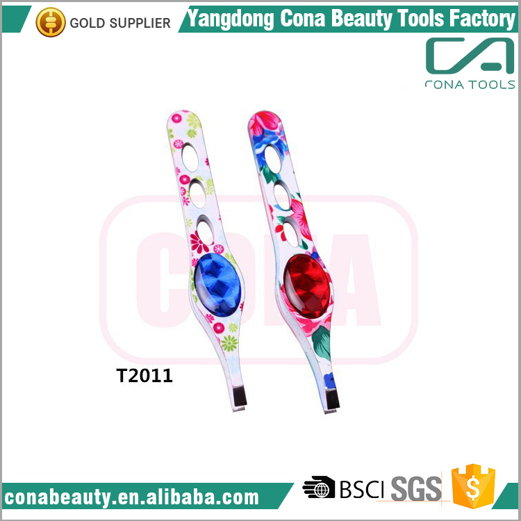 Top qualité À La Mode Inoxydable Faux Cils Remover Applicateur bonne pince à sourcils