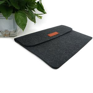 Grey or Custom Color A4 Document Bag Felt <strong>Laptop</strong> <strong>Sleeve</strong> in Stock - Product Image 5