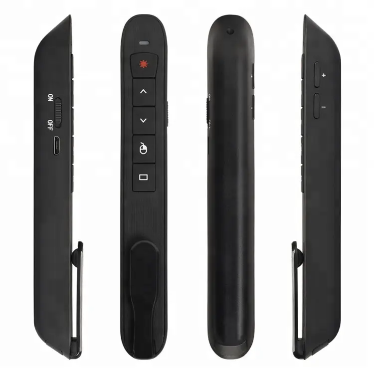 Patent Wireless USB Pointer Mouse Pen Presentation Remote Control Mouse Clicker Page Turning Laser Air Mouse for Conference