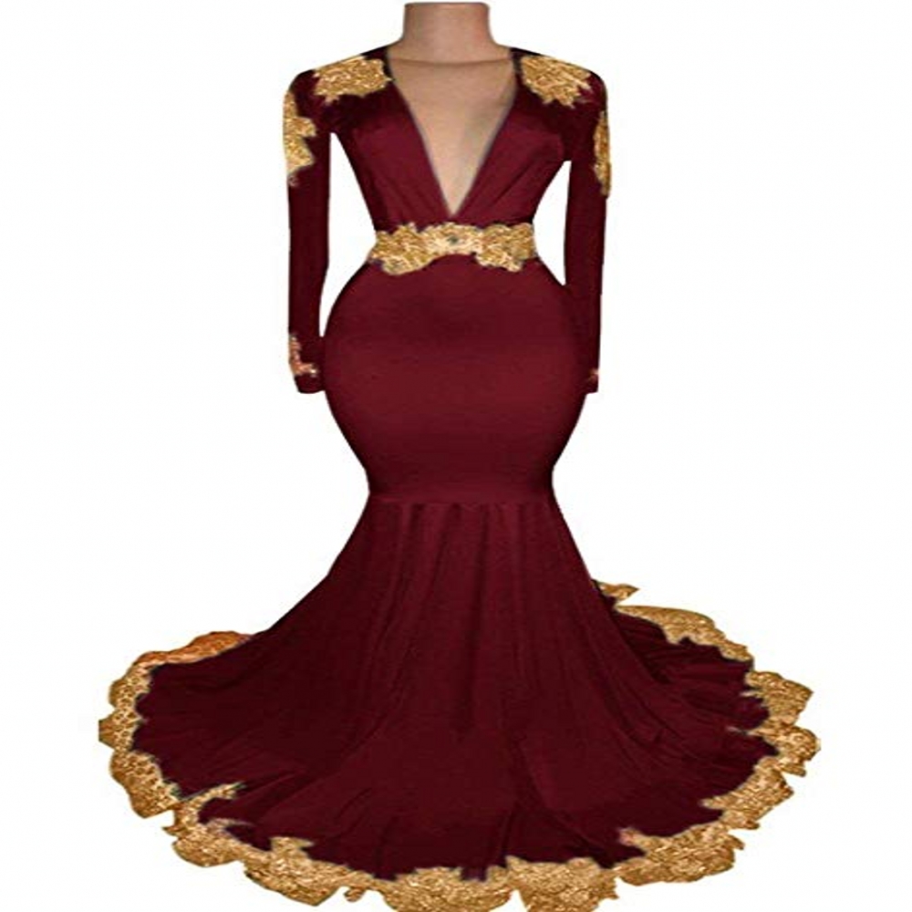 Wholesale Long Prom Dresses Formal Evening Dresses Mermaid Prom Gowns,1 Piece