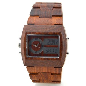 De luxe Hommes <span class=keywords><strong>Montre</strong></span> Étanche <span class=keywords><strong>Montre</strong></span> En Bois <span class=keywords><strong>Montre</strong></span> En Bois Numérique - Product Image 2