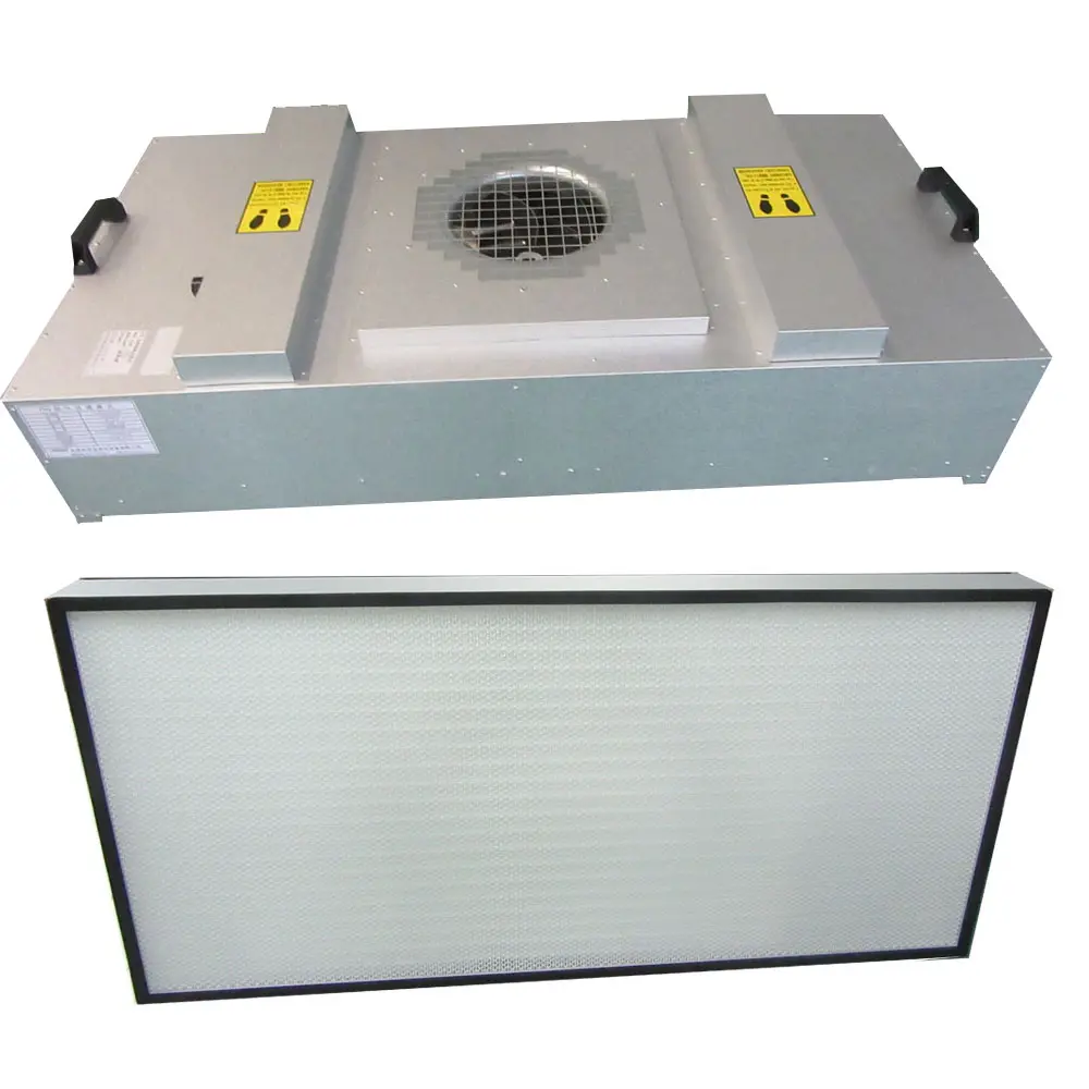 Hepa Filter Uitlaat Fan Filter Unit Fabrikant Voor Ventilatie Systeem