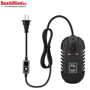 Seabillion H7 25W Répteis Aquecedor para o Tanque de Peixes de Aquário Auto Termostato Do Aquecedor Com Leitura Digital de Temperatura