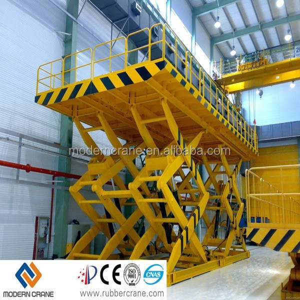 Поднятая платформа 10000 кг