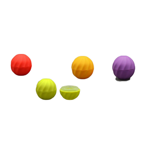 Vacío colorido bola forma LIP BALM bola contenedor - Product Image 2