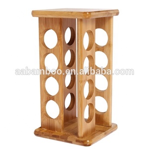 <span class=keywords><strong>Portaspezie</strong></span> Girevole in Legno di Bambù con 16 Barattoli in <span class=keywords><strong>Vetro</strong></span> - Product Image 2