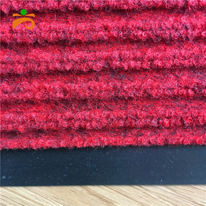 Tejido no tejido de espalda de PVC de poliéster de doble rayas al aire libre corredor alfombra de PVC - Product Image 4