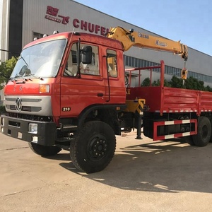 6.3 t משאית עם מנוף dongfeng מנוף משאית 10 גלגלים הרמת מנוף משאית - Product Image 1