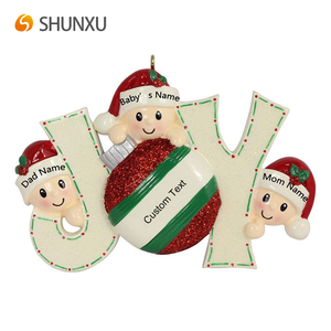 Resina Christmas <span class=keywords><strong>Elf</strong></span> Figurine Ornamenti 5 pollici set di 2 Natale Home Decor Regali Fei Figurine - Product Image 4
