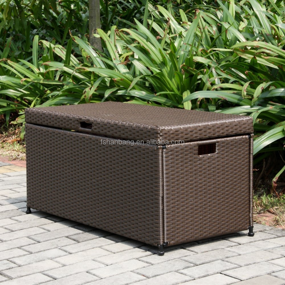 Aufbewahrungsbox aus Kunststoff-Rattan fr Gartenkissen, wasserdicht, fr  den Auenbereich| Alibaba.com