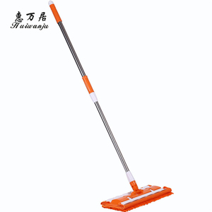 Nuevo producto mágico microfibra 360 fácil limpieza <span class=keywords><strong>azul</strong></span> chenille fregona plana - Product Image 4