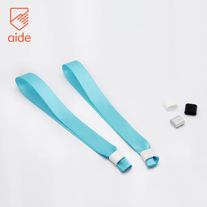 Em estoque Custom Pantone Color pulseiras de cetim pulseiras tecidas Fabric Festival Event Wristband Clasp - Product Image 5