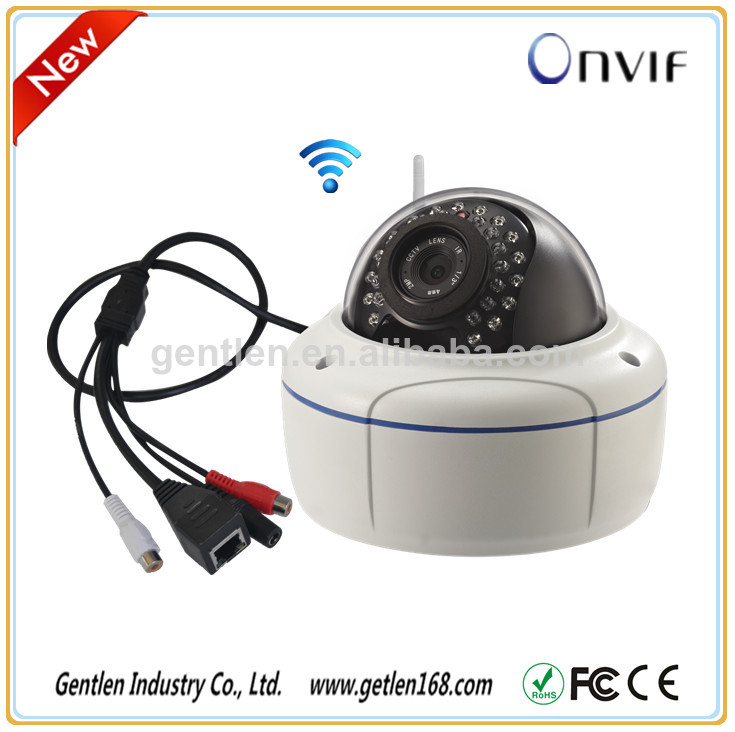 720p 1.0 мегапиксельной водонепроницаемую вандала- доказательство на открытом воздухе прохладно камеры беспроводные ip-камера