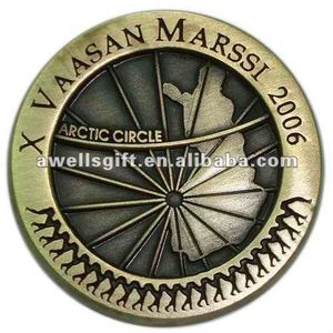 Tùy chỉnh Antique <span class=keywords><strong>Brass</strong></span> kim loại lưu niệm cions - Product Image 2