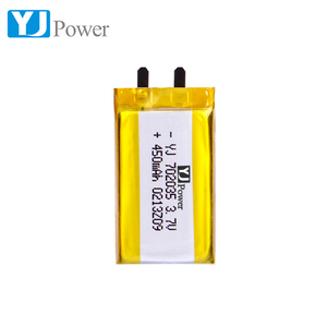 Alibaba proveedor china más pequeño <span class=keywords><strong>3</strong></span>,7 V 450 mAh personalizado lipo batería - Product Image 1