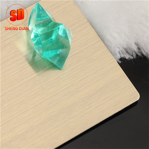 Fábrica proporciona directamente 304 201 316 rayita bronce hoja de acero inoxidable - Product Image 1