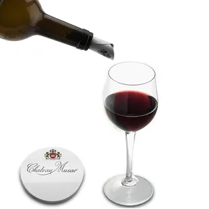 Promotion Wine Bottle Pouring High Quality Cheap Disk PET Wine Pourer Drop Stopper wine disc