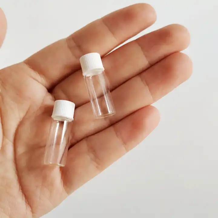 1ml clear glass vials 10*28mm small