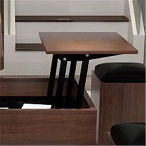 Multifunctional Lift Top <strong>Coffee</strong> <strong>Table</strong> <strong>with</strong> Storage Stools and <strong>Wheels</strong> for Apartment Living Room - Product Image 6