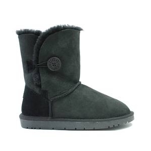 Bouton bottes en peau de <span class=keywords><strong>mouton</strong></span> accepter paypal fourrées en peau de <span class=keywords><strong>mouton</strong></span> en cuir femmes avec haute qualité - Product Image 1