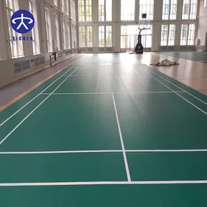 Rouleaux de revêtement de sol <span class=keywords><strong>en</strong></span> vinyle bon marché pour terrain de badminton, revêtement de sol <span class=keywords><strong>en</strong></span> <span class=keywords><strong>plastique</strong></span> moderne pour intérieur - Product Image 1