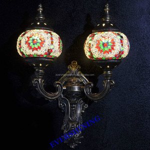 YMA42602 <span class=keywords><strong>NOUVEAU</strong></span> Décor Antique Fer Marocain La Turquie <span class=keywords><strong>Applique</strong></span> Murale, superbe <span class=keywords><strong>Art</strong></span> Hand Made Mosaïque Turc Mur Lampe - Product Image 1