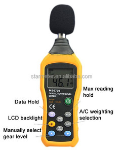 Auto range ruido monitoreo de sonido prueba con luz de fondo - Product Image 4