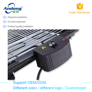 Mesa <span class=keywords><strong>interior</strong></span> sin humo <span class=keywords><strong>barbacoa</strong></span> eléctrica con termostato y parrilla altura ajustable para homeuse - Product Image 4