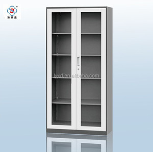 Archivador Metálico a Prueba de Polvo, Mueble de Almacenamiento de Archivos, Mueble de Laboratorio con Puerta de Vidrio y Estantes - Product Image 3