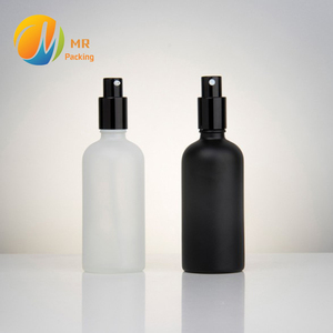 גבוהה באיכות 100 ml חלבית שחור/אדום/ירוק/סגול/צהוב/לבן בושם זכוכית בקבוק תרסיס שמני אתריים זכוכית ספריי בקבוק - Product Image 1