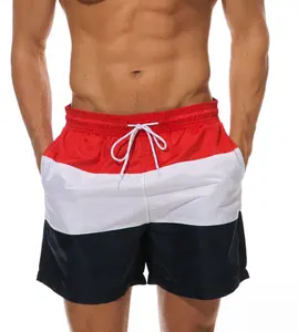 Shorts de natação masculinos, camisetas de natação personalizadas para verão