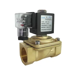 Elettrovalvola a solenoide normalmente chiusa dell'elettrovalvola a solenoide del Gas dell'acqua dell'elettrovalvola a solenoide a 1/2 pollici di Volt 24