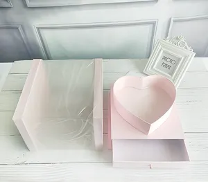 Großhandel geschenk bouquet verpackung custom design frische blume box mit schublade