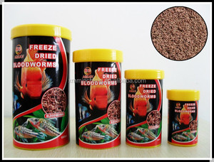 Ondersteuning Op Maat Van Hoge Voeding, Eiwitrijk Bulkpakket Gevriesdroogde Bloedwormen Voor Vissen - Product Image 3