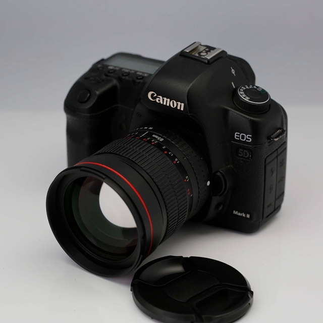 Объектив KAPKUR 85 мм с фиксированным фокусом для объективов камер Canon f/1,4, портретный объектив