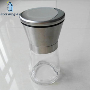 Broyeur de moulin à poivre noir en acier inoxydable de bouteille en <span class=keywords><strong>verre</strong></span> de haute qualité - Product Image 2